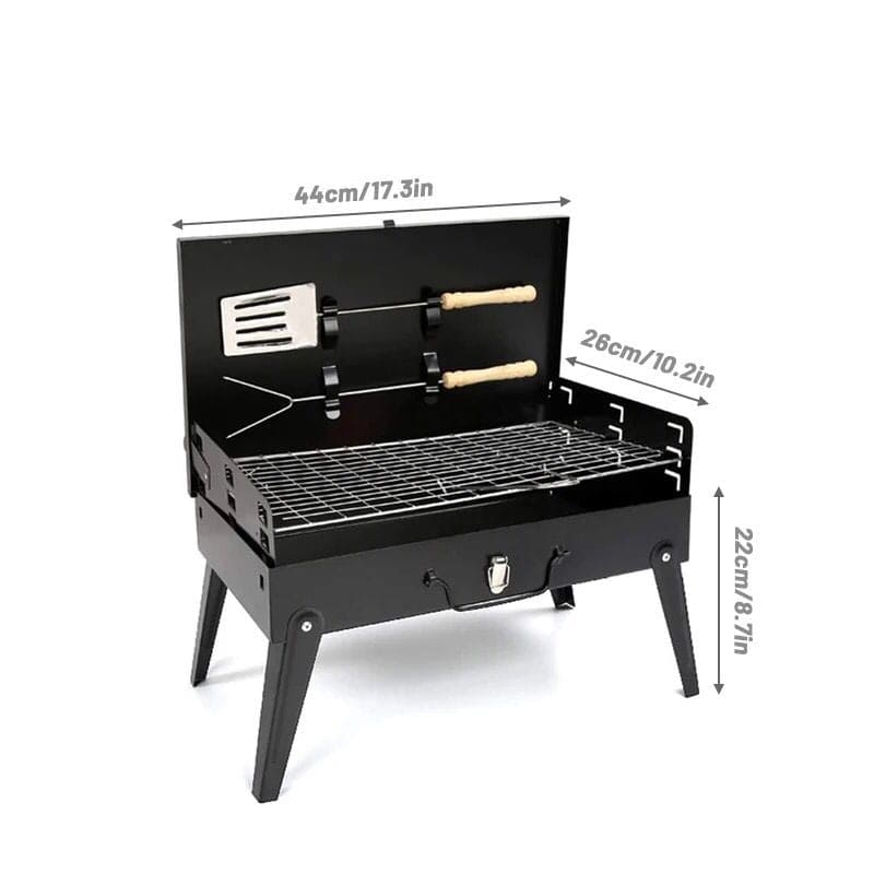 Briefcase Folding BBQ Grill, Outdoor Stainless Steel BBQ Grill, Travel Picnic Camping Grill, Patio Barbecue Charcoal Grill, Garden Outdoor Travel Picnic Folding Charcoal Grill, Compact Foldable Grill Briefcase Folding BBQ Grill, Outdoor Stainless Steel BBQ Grill, Travel Picnic Camping Grill, Patio Barbecue Charcoal Grill, Garden Outdoor Travel Picnic Folding Charcoal Grill, Compact Foldable Grill